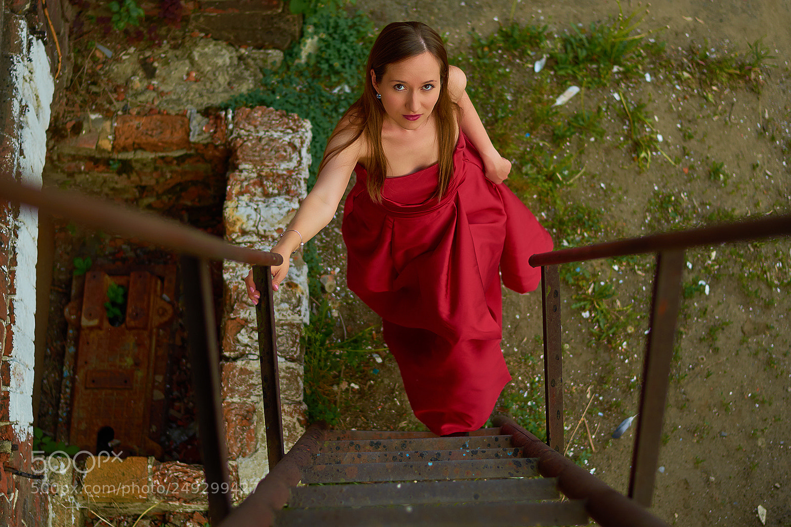 Nikon D7000 sample photo. Girl in red dress photography