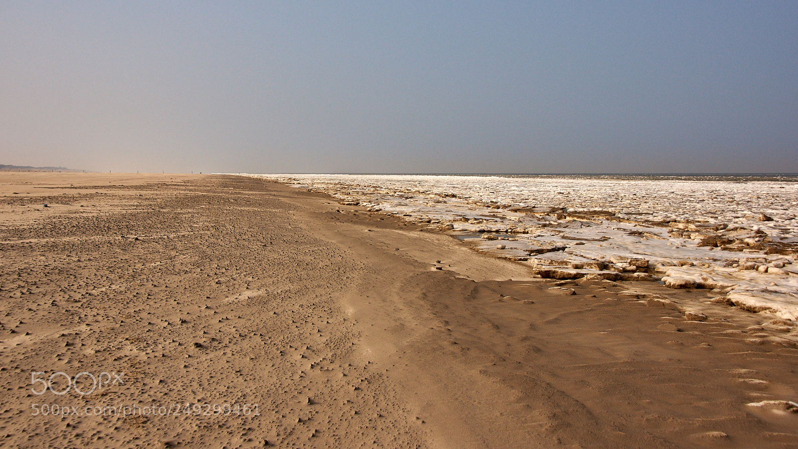 Sony SLT-A65 (SLT-A65V) sample photo. Ice and sand photography