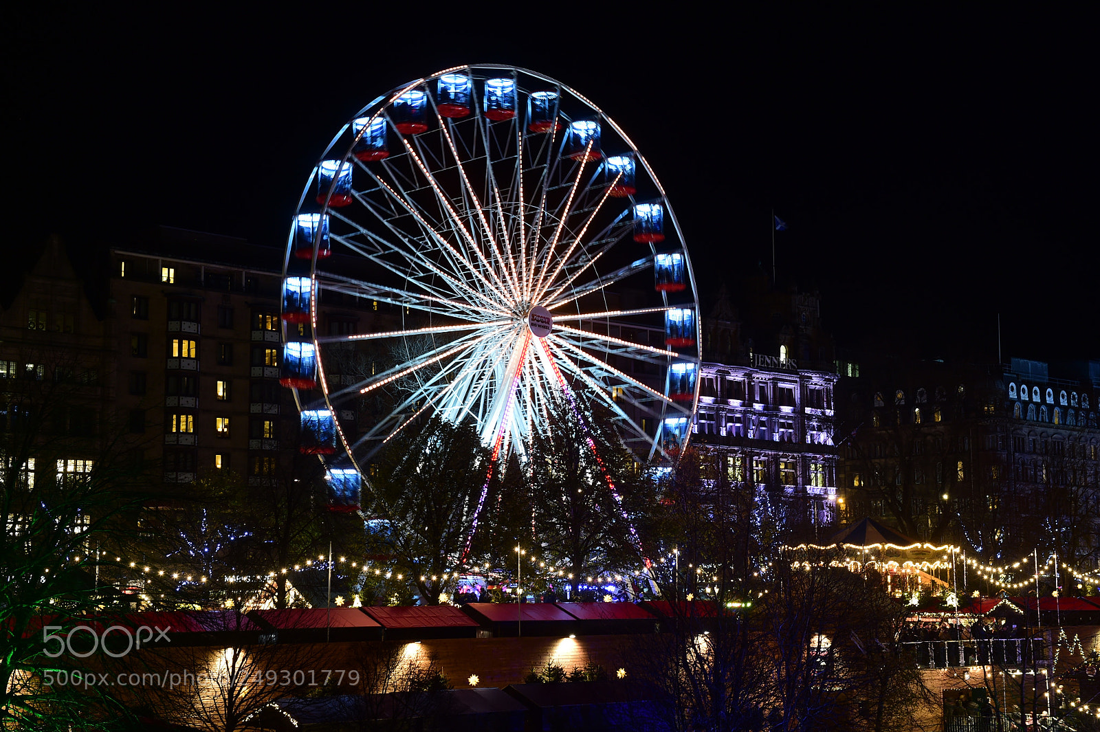 Nikon D4S sample photo. Edinburgh christmas market at photography