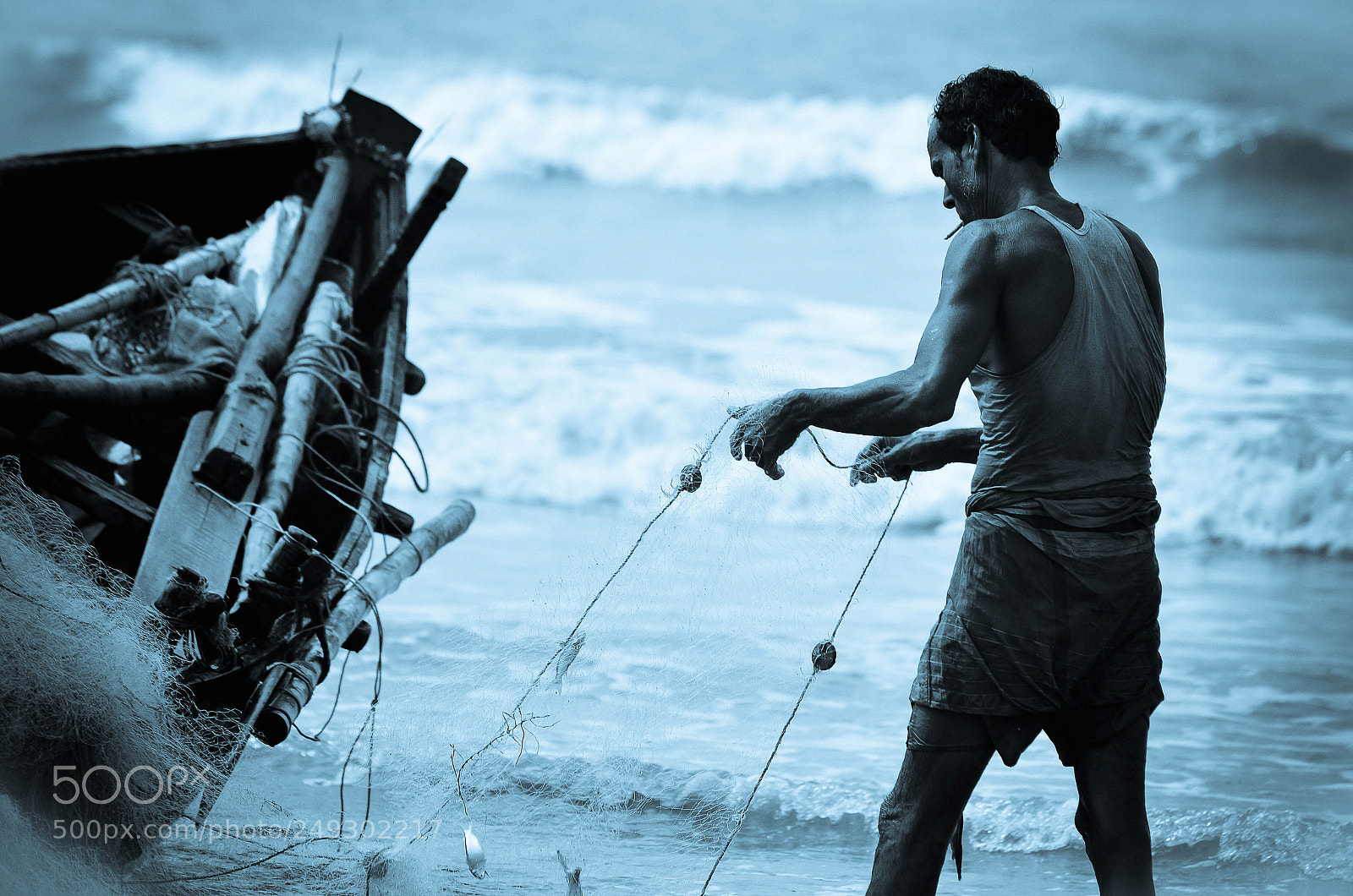 Nikon D5100 sample photo. Fisherman photography