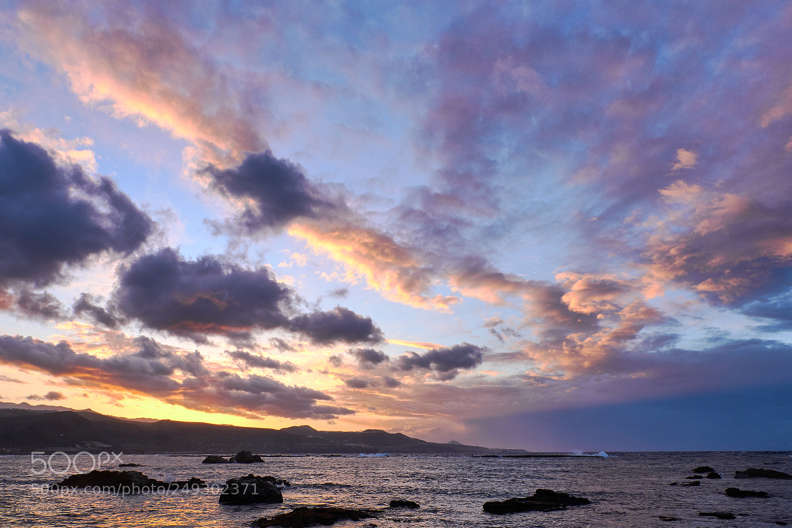 Fujifilm X-T20 sample photo. Sunset @ las canteras photography