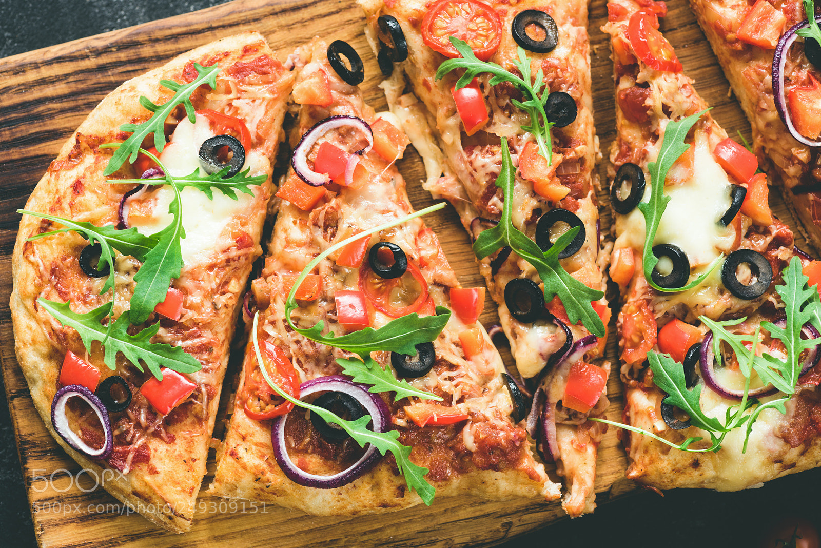 Nikon D810 sample photo. Homemade flatbread pizza garnished photography