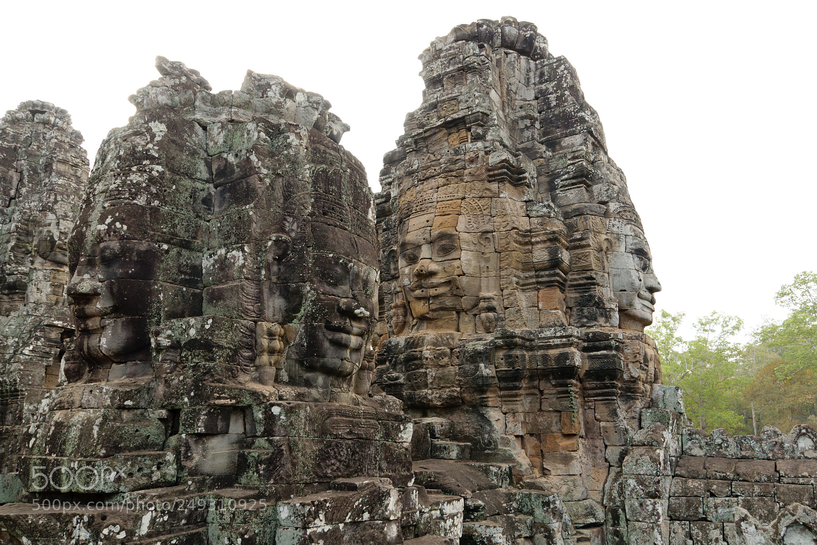 Nikon D5000 sample photo. Buddha heads photography