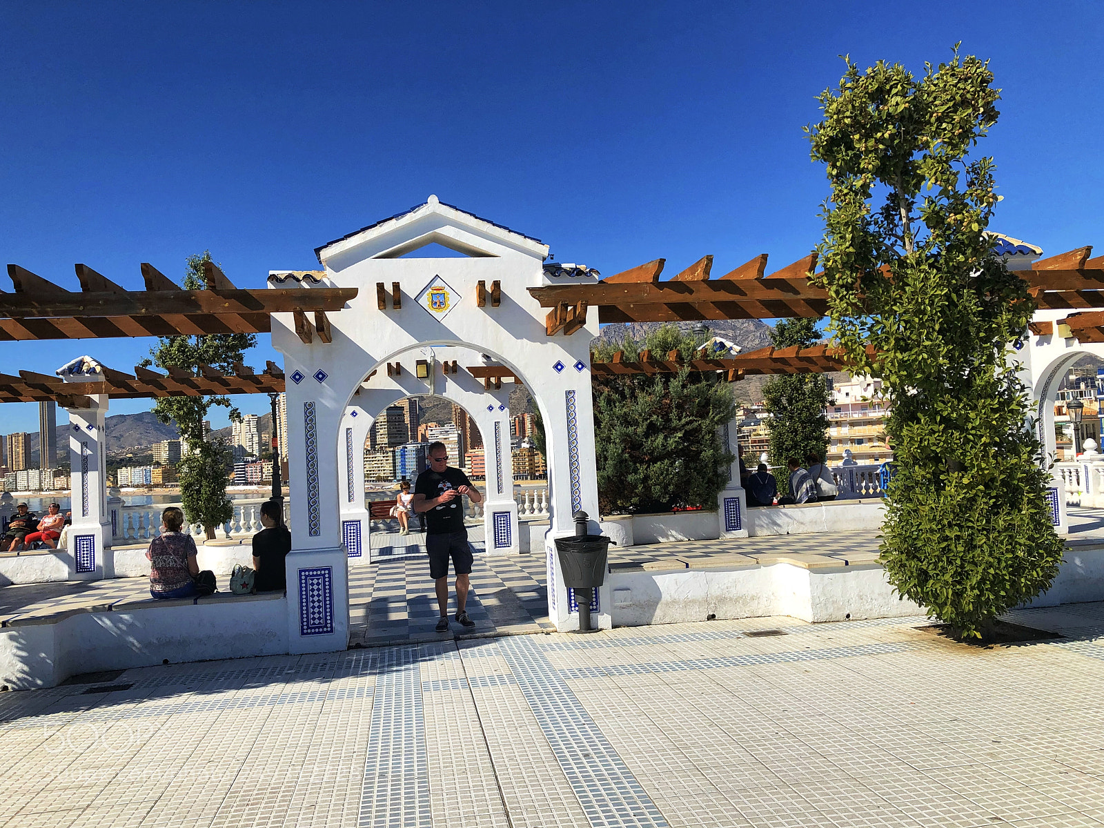 Apple iPhone X sample photo. Viewpoint in benidorm photography
