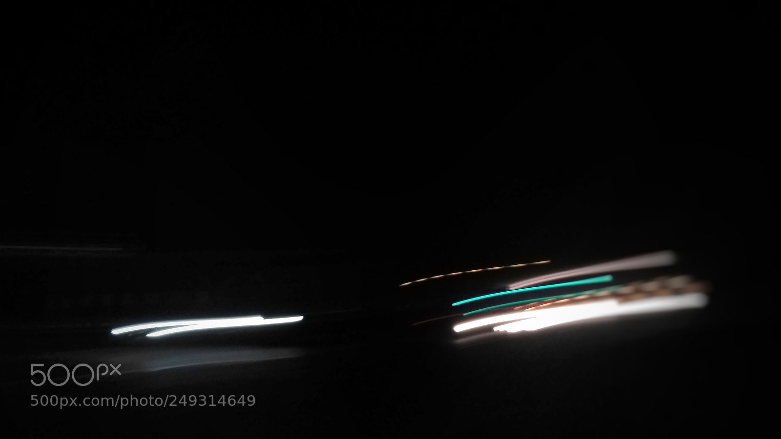 Xiaomi Redmi 3S sample photo. Racing lights photography