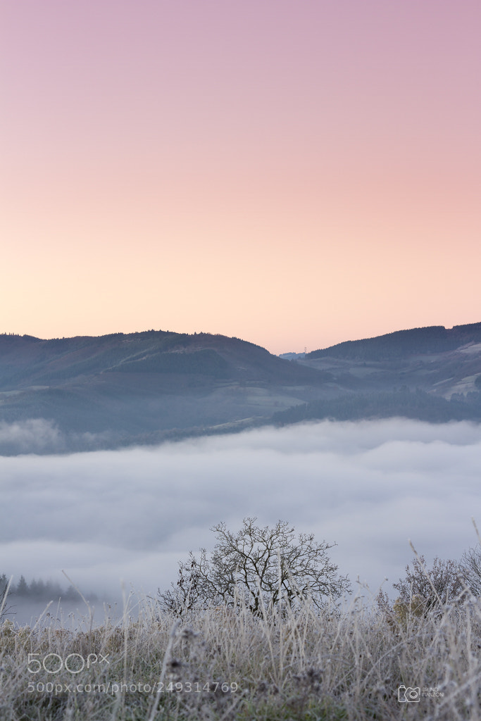 Canon EOS 7D sample photo. Landscape clouds beaujolais france photography