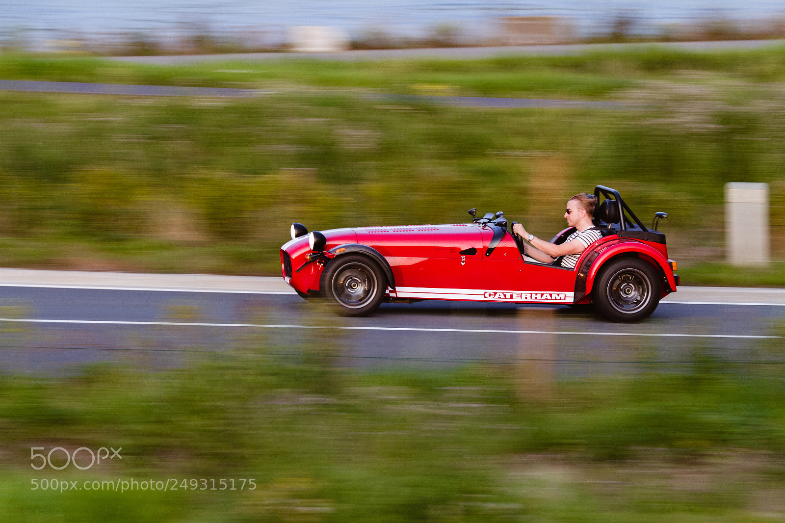 Canon EOS 7D sample photo. Nicolas driving his caterham photography