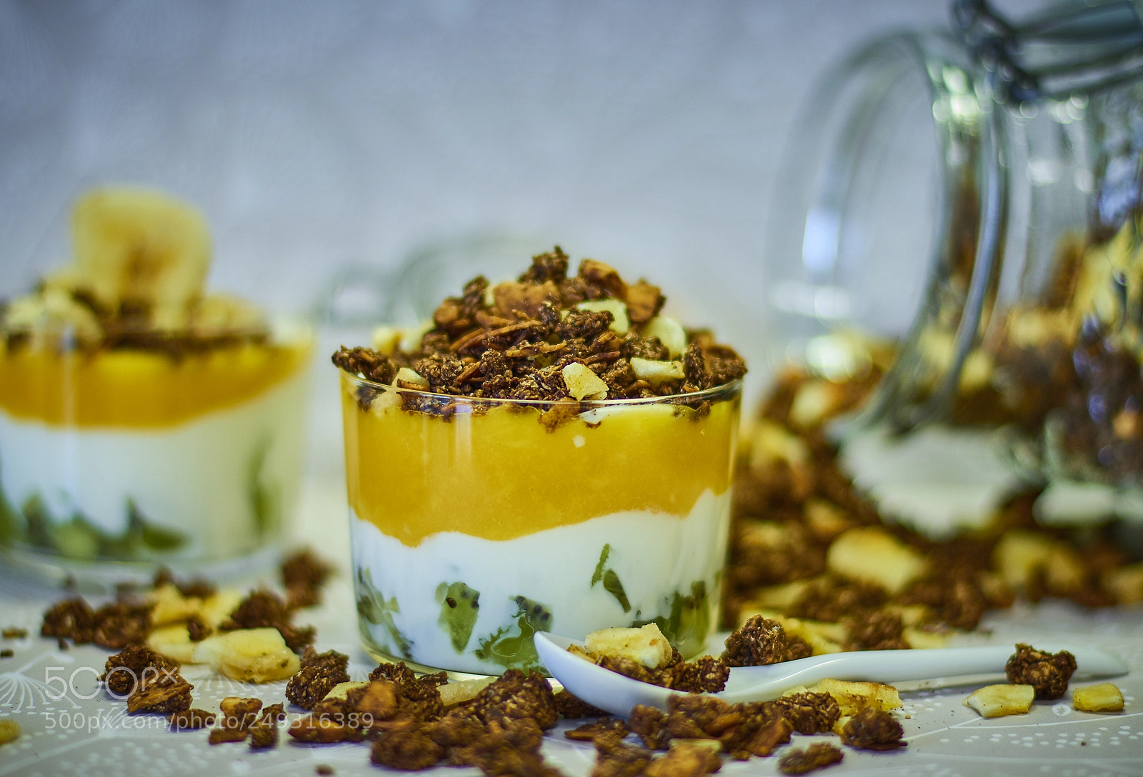 Canon EOS 60D sample photo. Chocolate granola photography