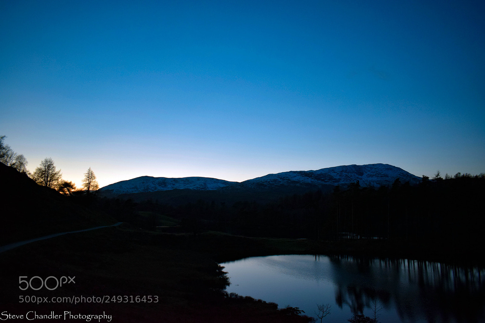 Nikon D3300 sample photo. Dusk at tarn hows photography
