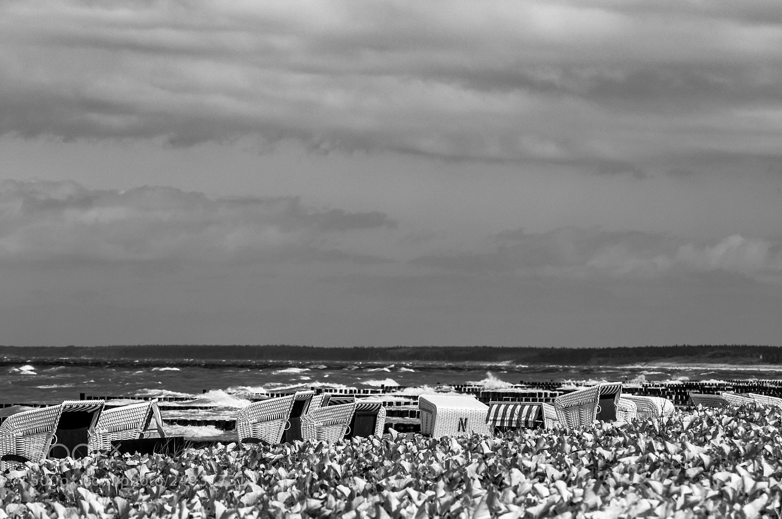 Nikon D90 sample photo. Strandkörbe photography