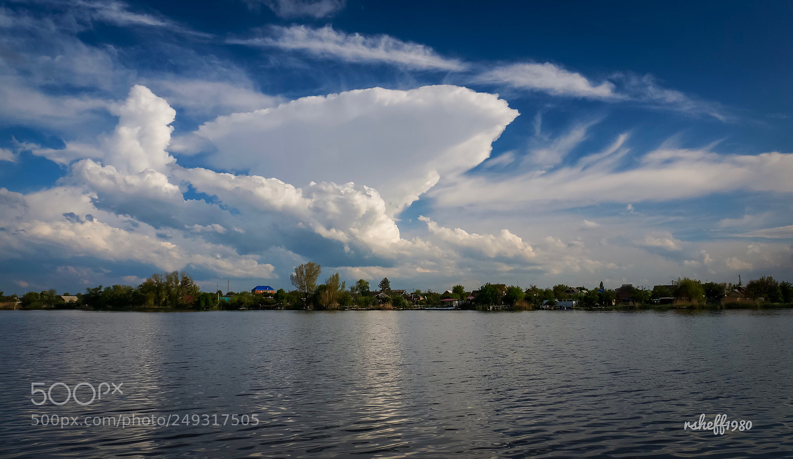 Sony Alpha NEX-5R sample photo. River, clouds photography