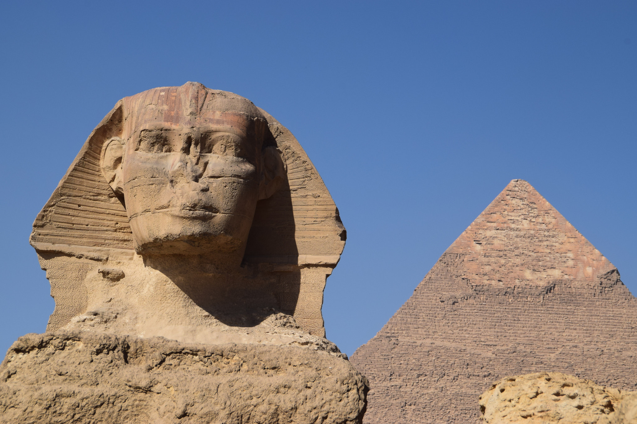 Nikon D3300 sample photo. The sphinx and the pyramids in gizeh photography
