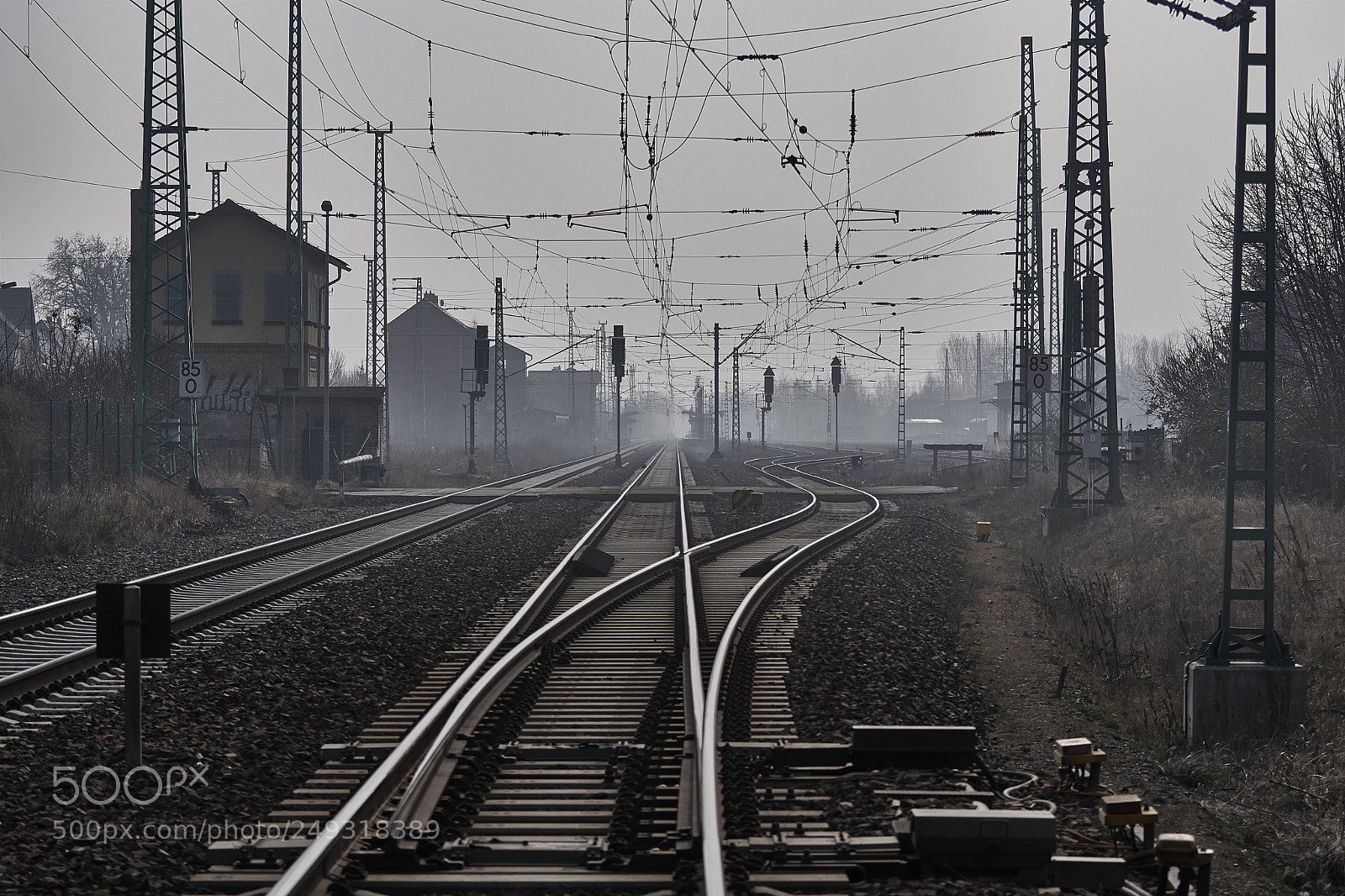 Nikon D7100 sample photo. Bahngleise photography