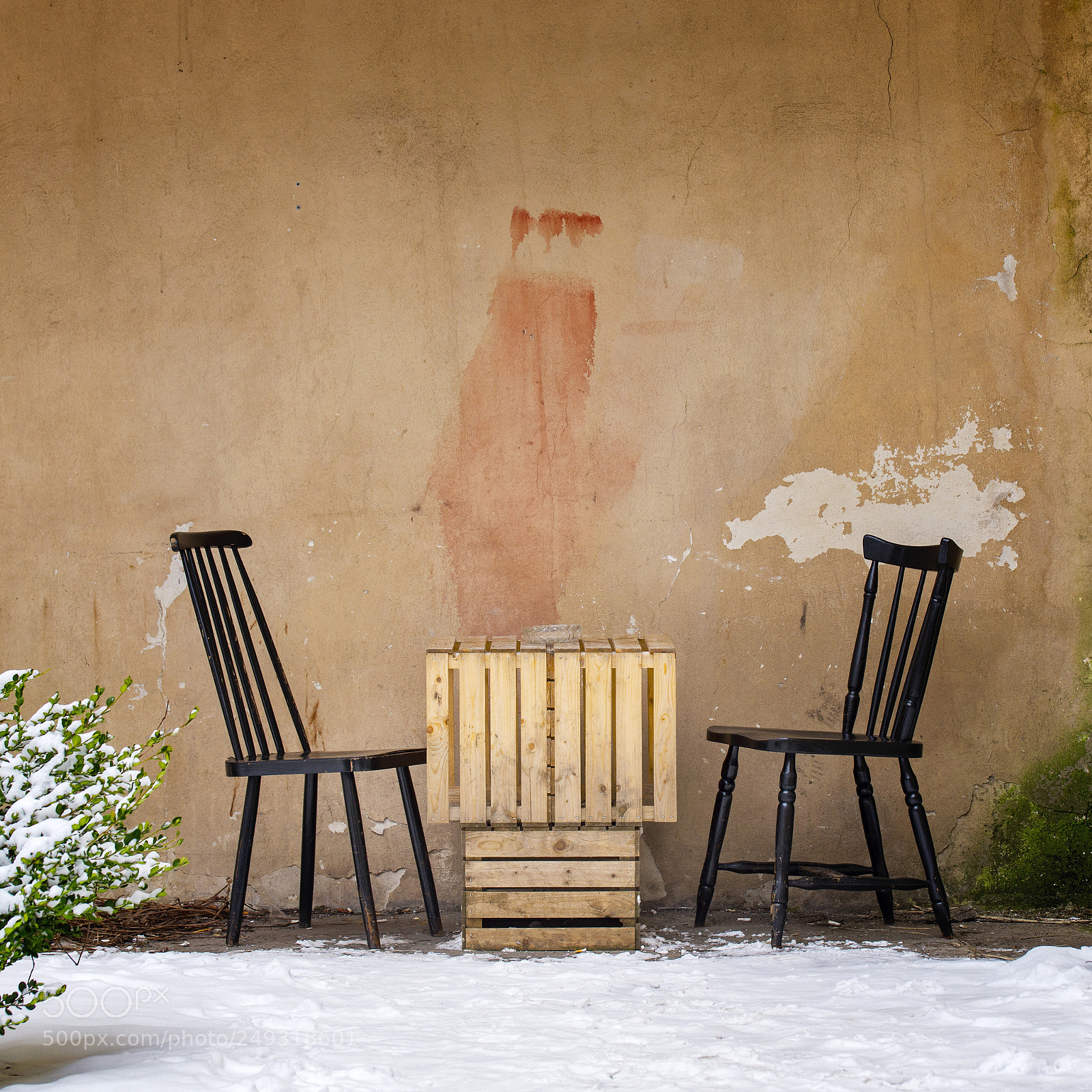 Nikon D610 sample photo. Table and two chairs photography