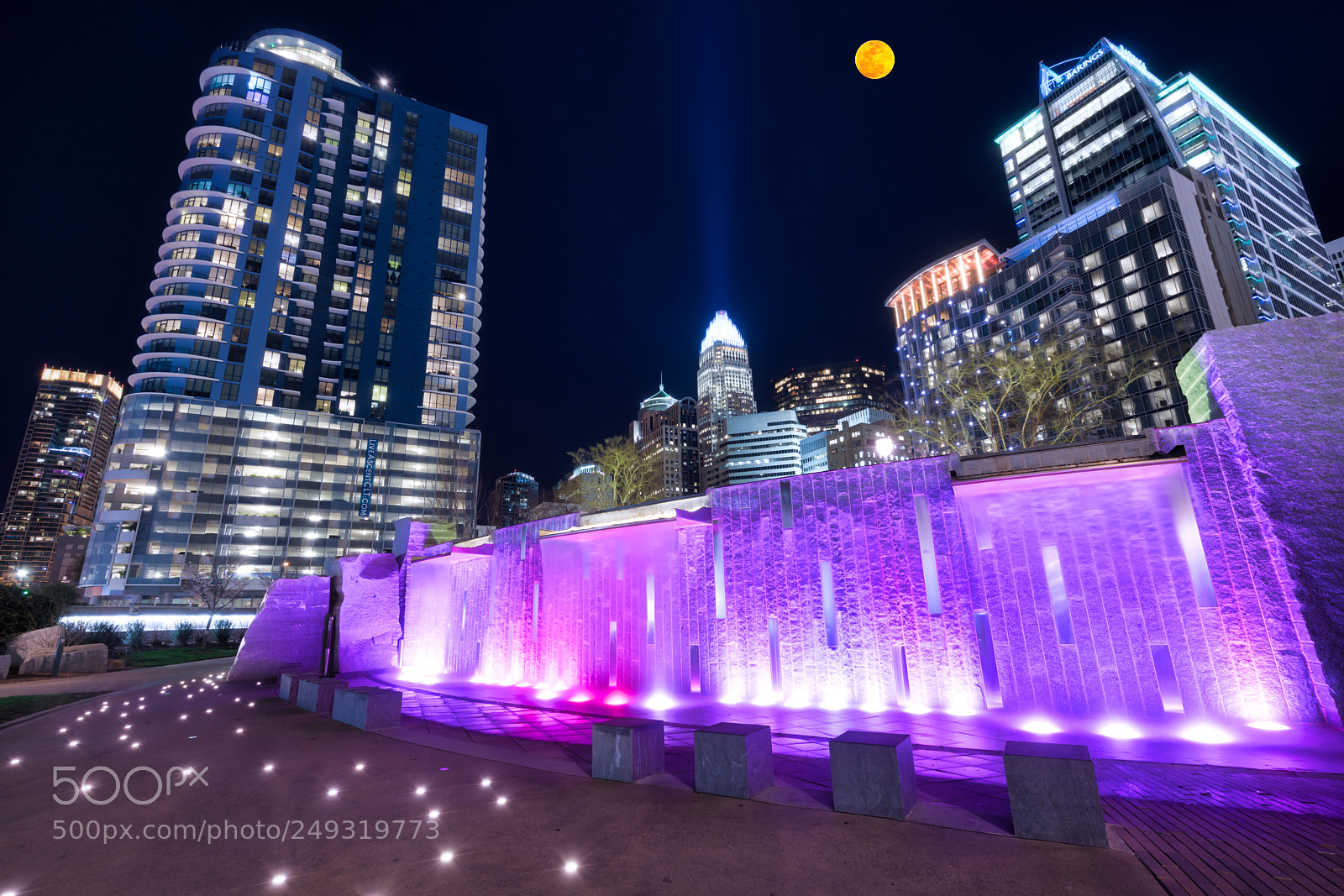 Sony a7R III sample photo. Charlotte nightscape photography