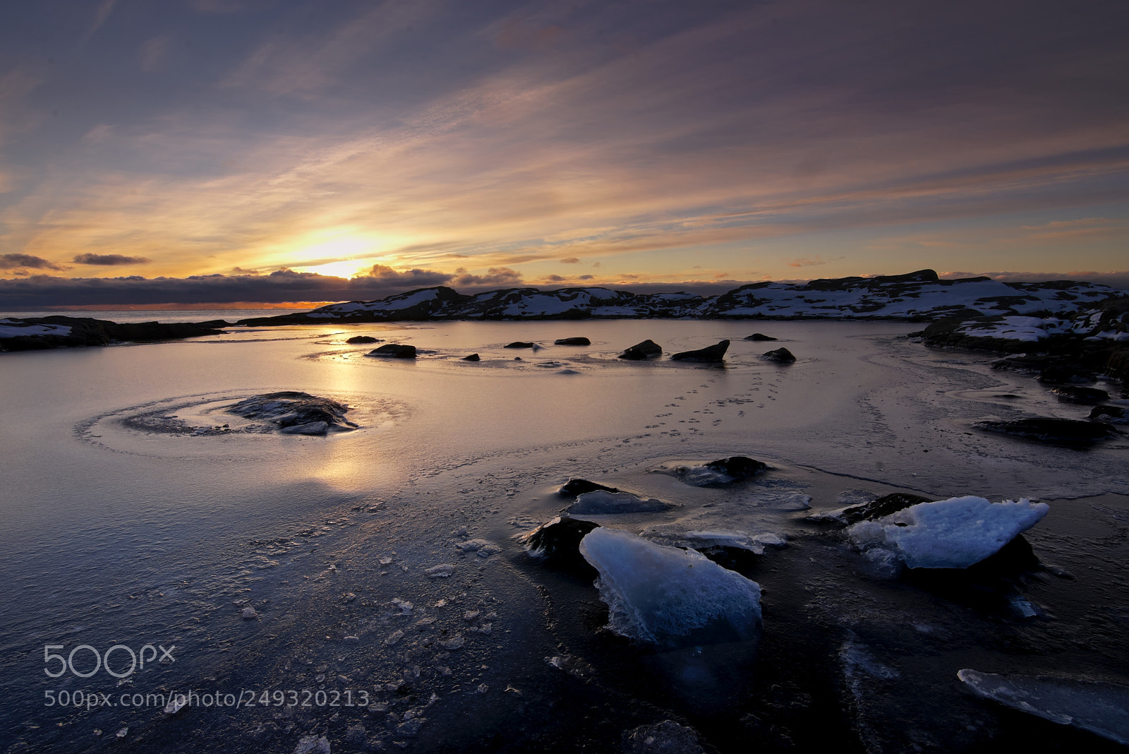 Nikon D7200 sample photo. Frozen sunrise photography