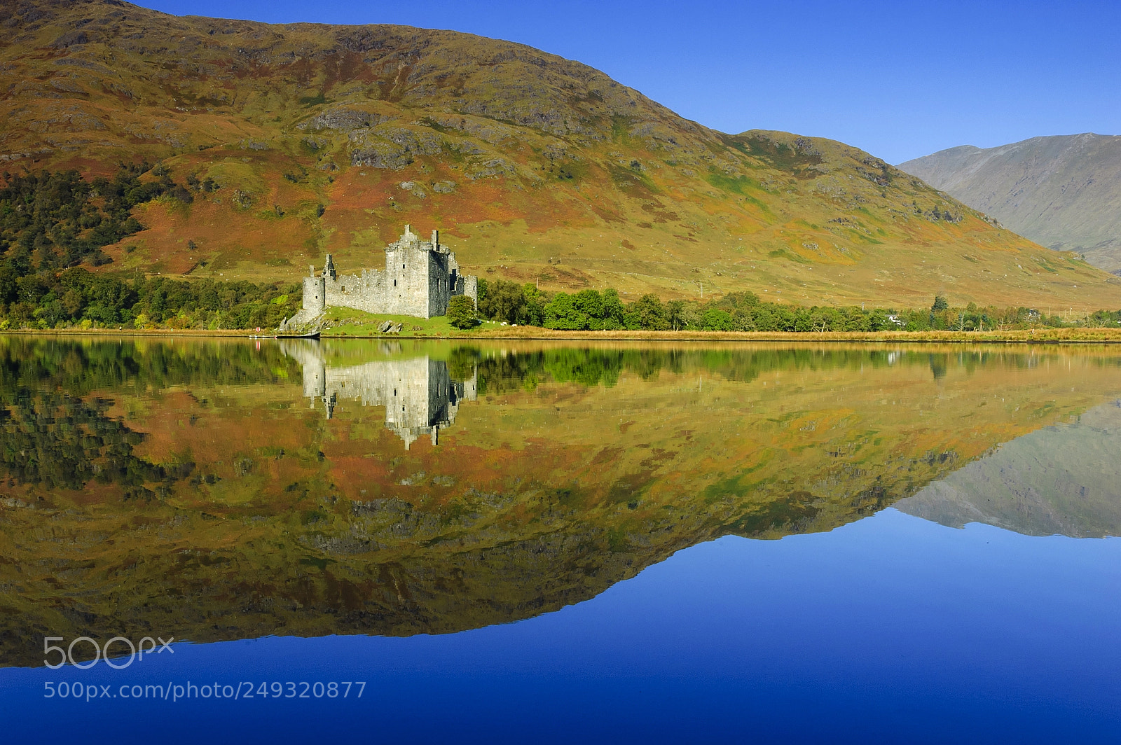 Nikon D70 sample photo. Kilchurn castle photography
