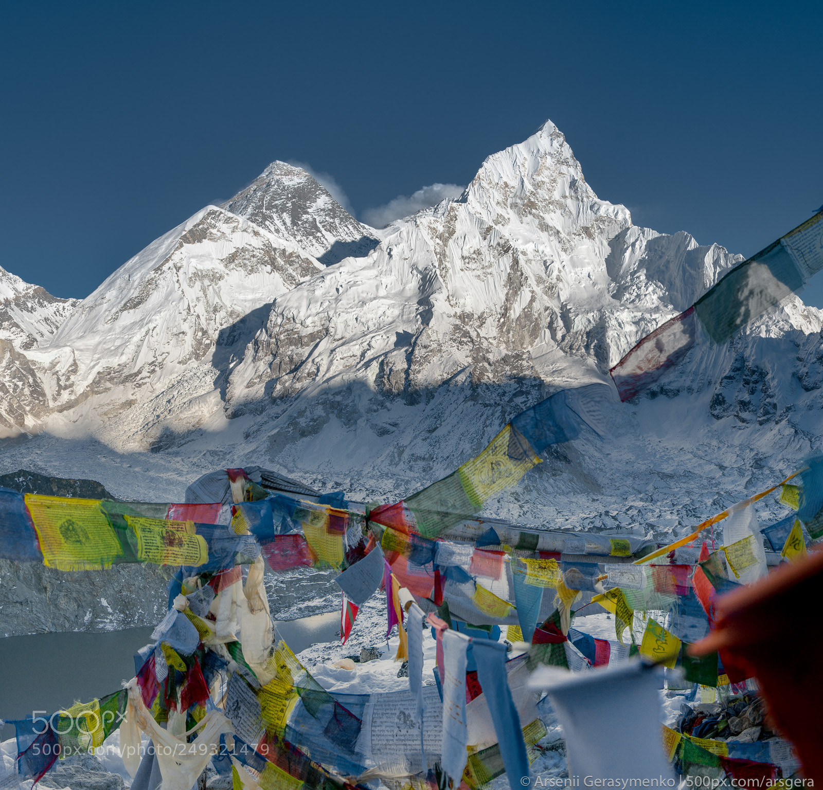 Sony Alpha DSLR-A900 sample photo. Everest and nuptse summits photography