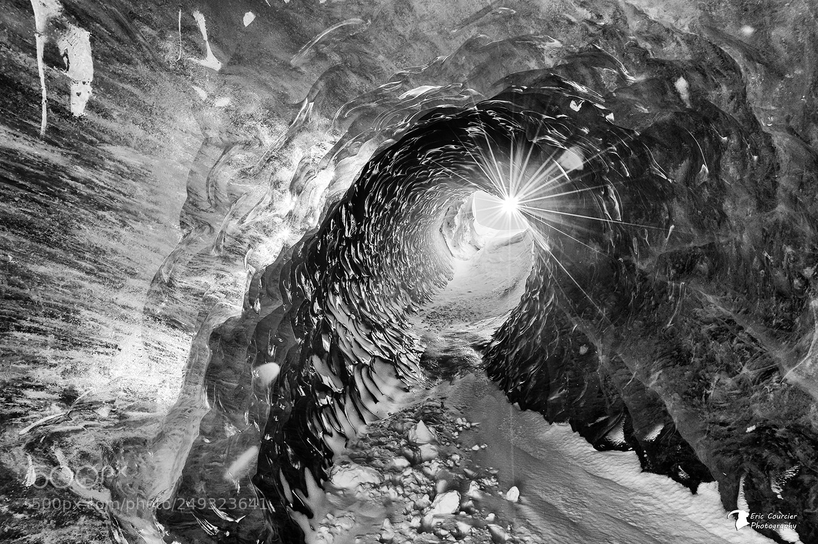 Nikon D4S sample photo. Inside the glacier photography