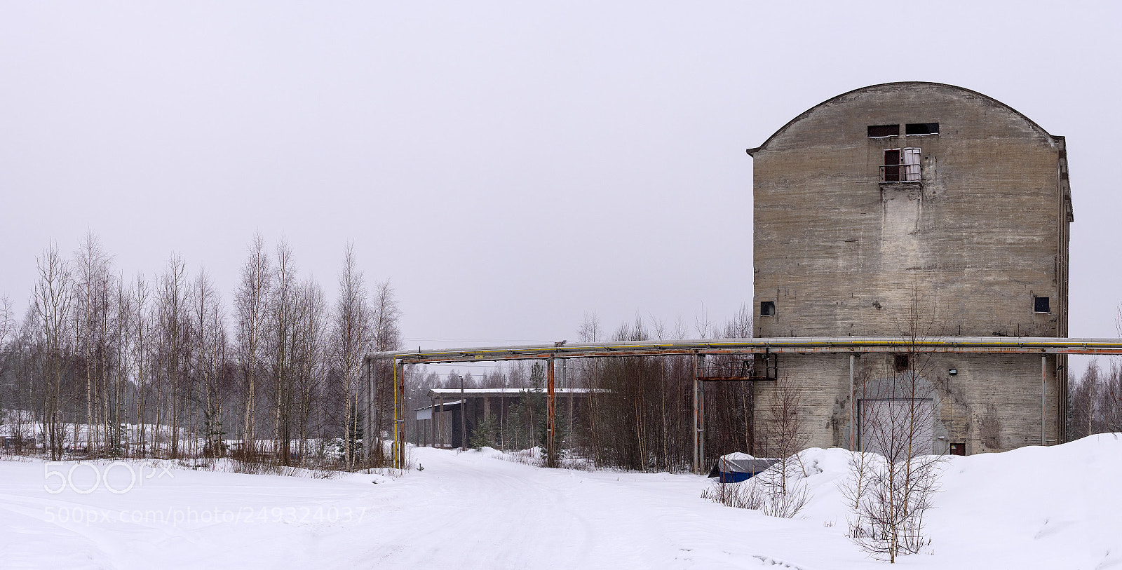 Olympus OM-D E-M1 sample photo. Old factory photography