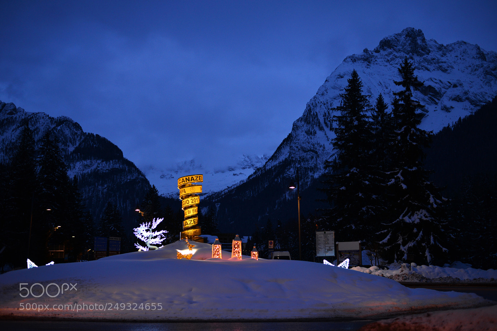 Nikon D610 sample photo. Canazei - italian alps photography