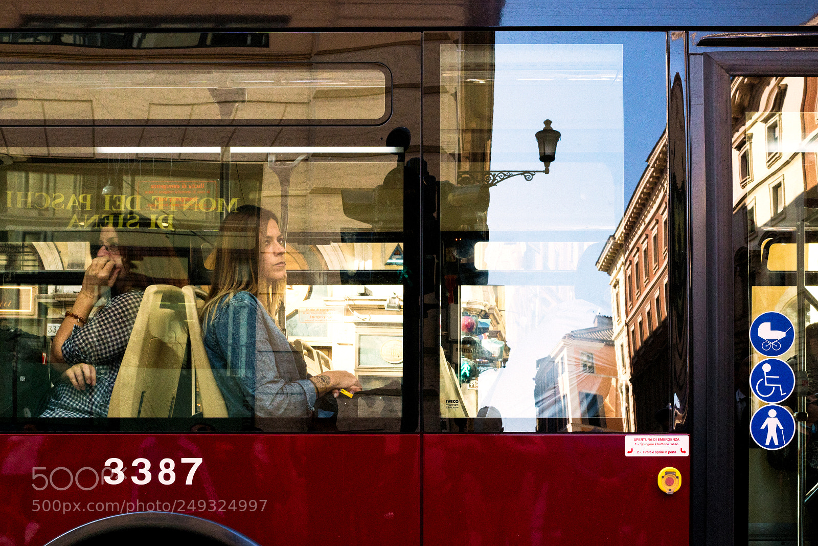 Sony a6500 sample photo. Two women on autobus photography