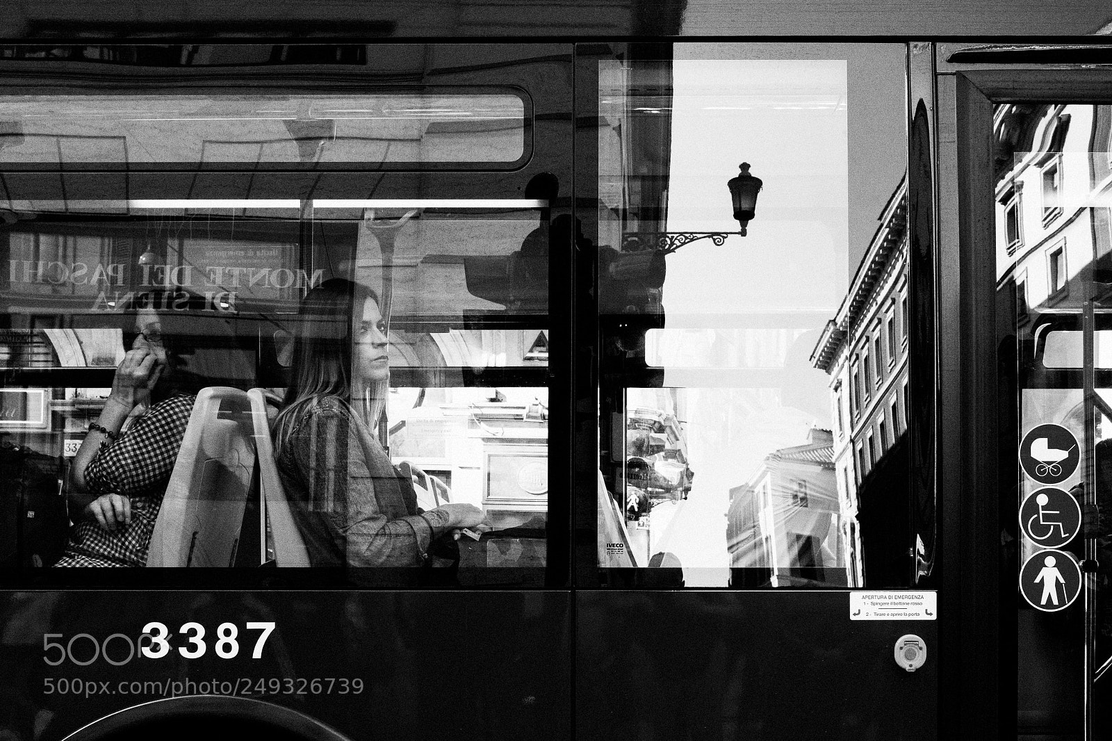 Sony a6500 sample photo. Two women on autobus photography