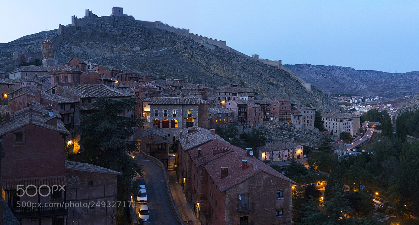 Nikon D7100 sample photo. Panorama albarracin y muralla photography