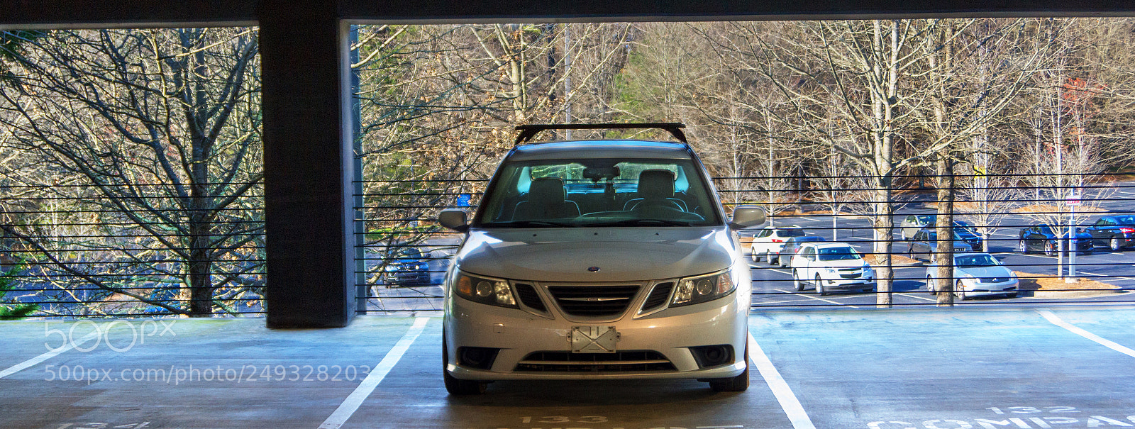 Sony SLT-A65 (SLT-A65V) sample photo. Parking garage saab photography