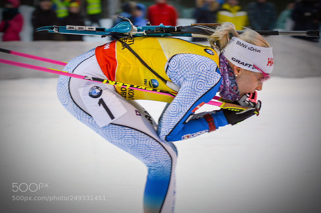 Nikon D3200 sample photo. Biathlon - finland photography