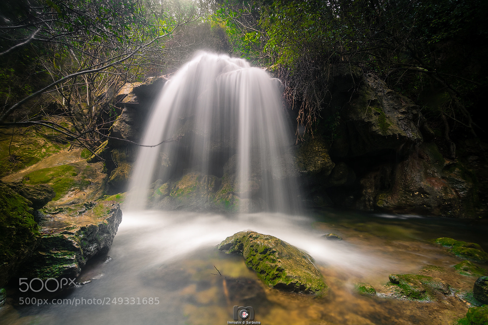 Nikon D7100 sample photo. Small enchanted waterfall photography