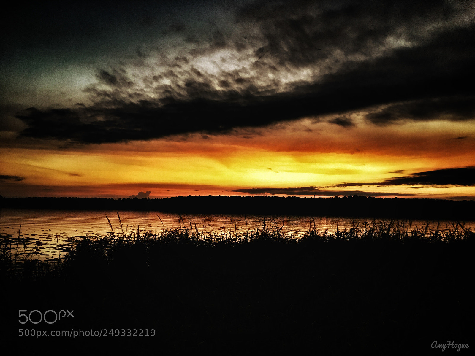 Apple iPhone 6s Plus sample photo. Sunset over lake photography