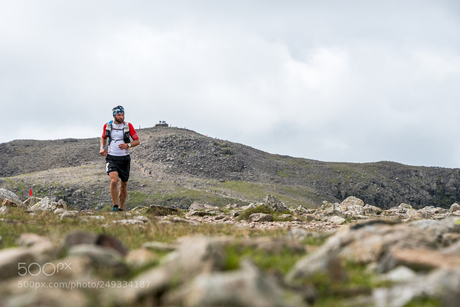Nikon D810 sample photo. Scafell sky runner photography
