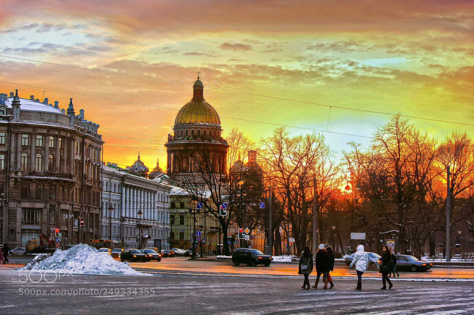 Canon EOS 550D (EOS Rebel T2i / EOS Kiss X4) sample photo. Sunset in st. petersburg photography