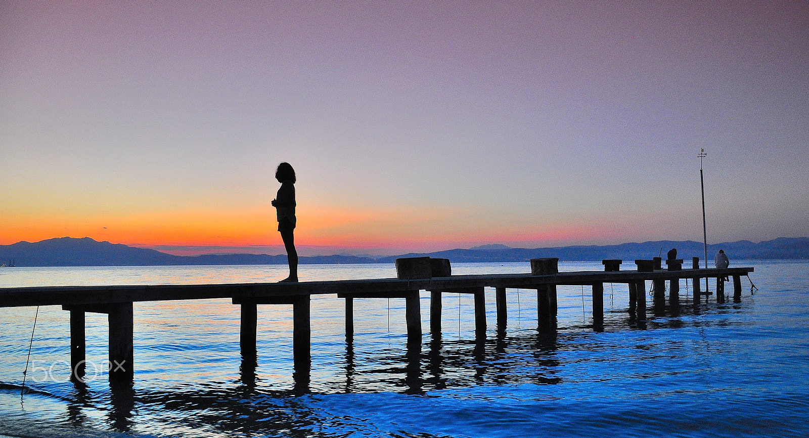 Nikon D90 sample photo. On the quay at sunset photography