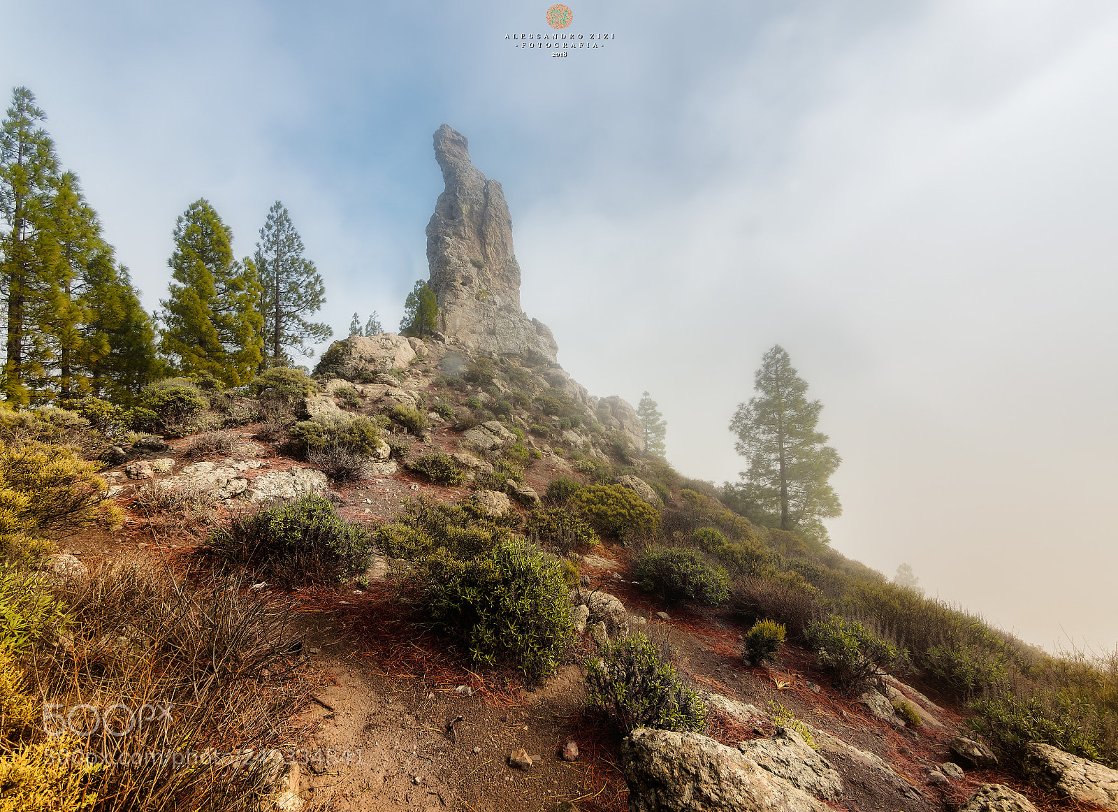 Olympus OM-D E-M5 II sample photo. Roque nublo. photography