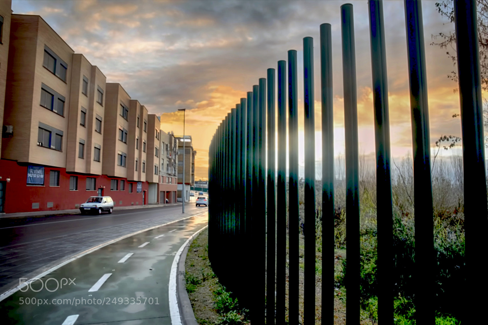 Nikon D5300 sample photo. Sunset, straight and curved photography