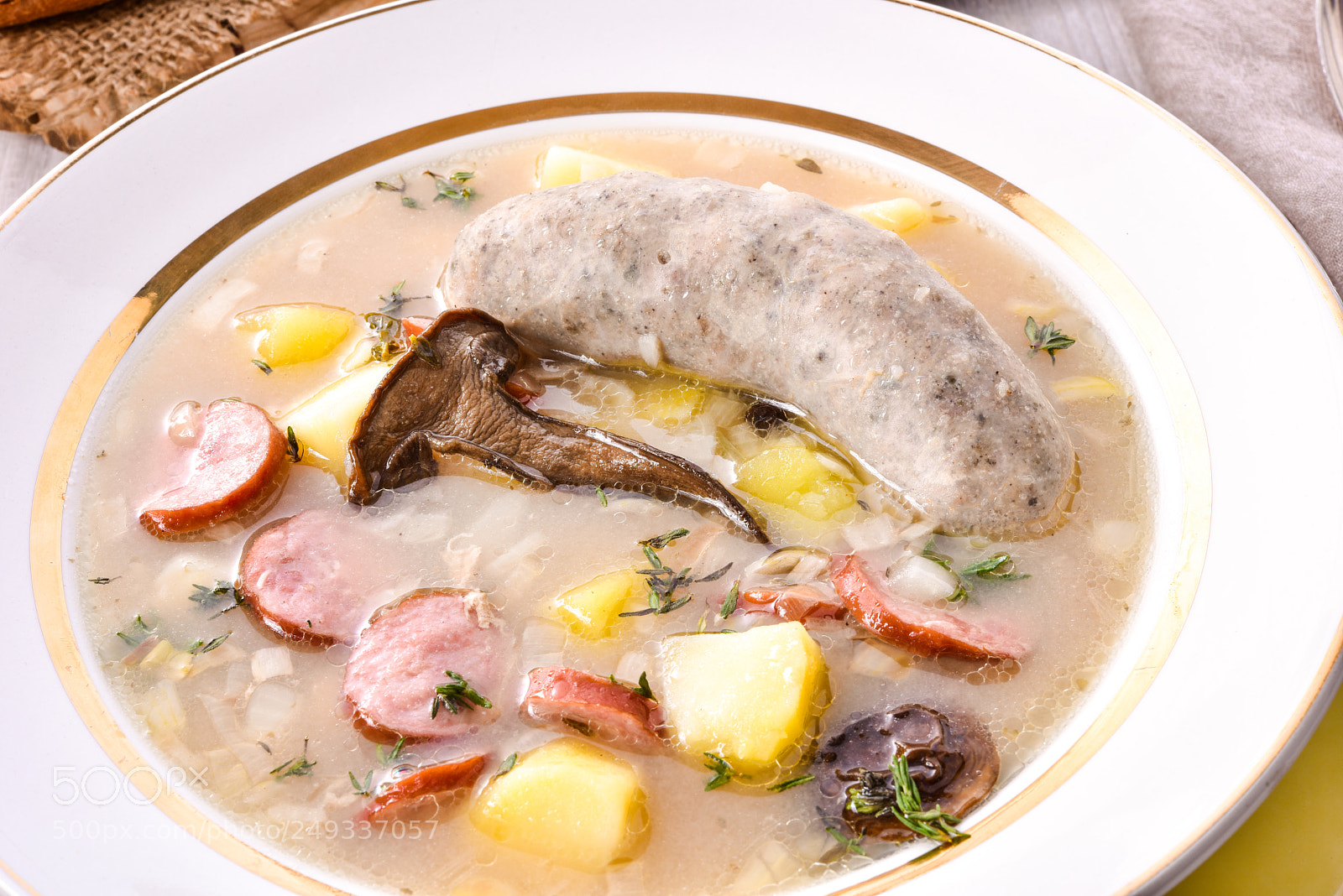 Nikon D810 sample photo. Polish easter soup photography