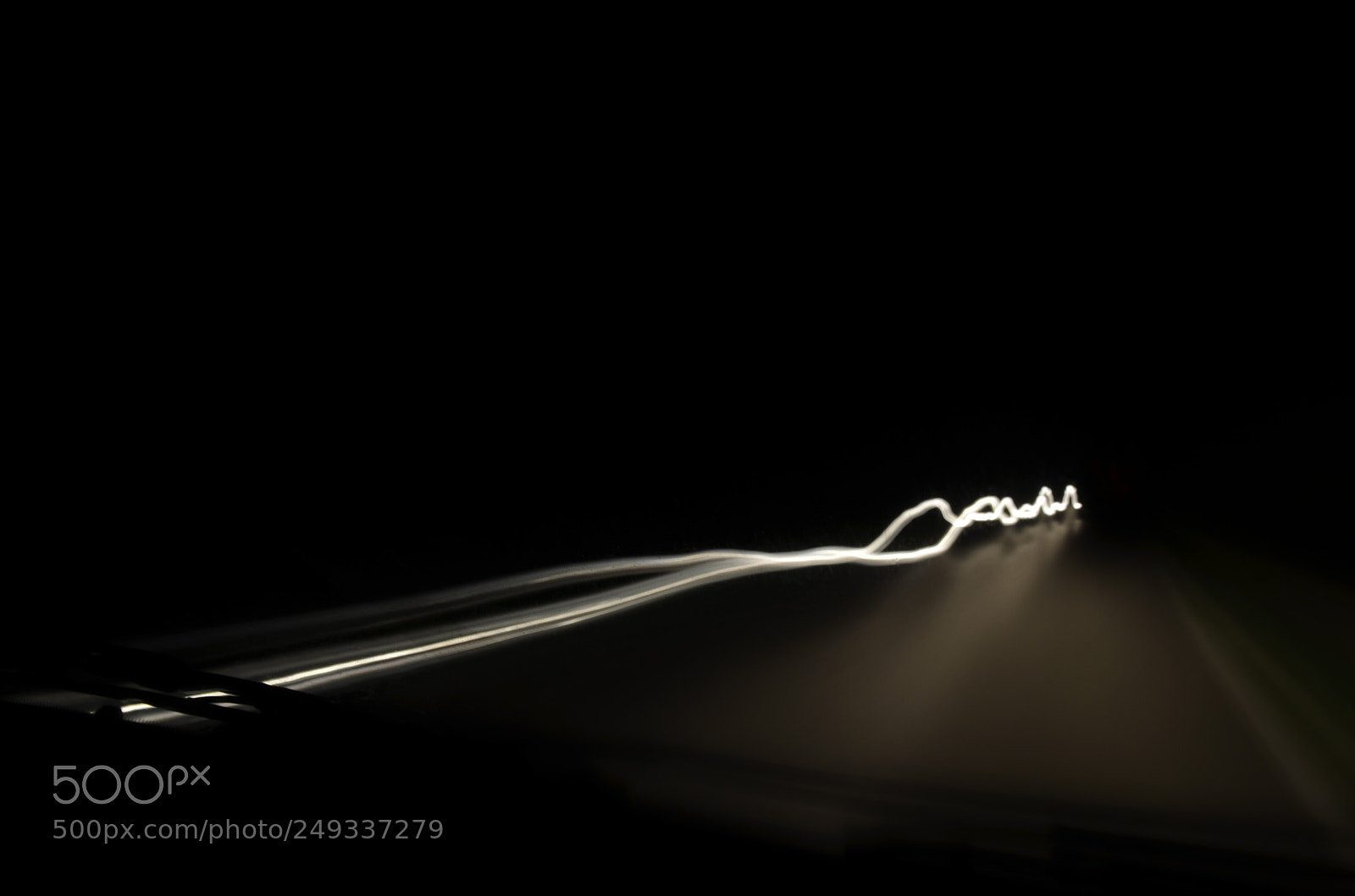 Nikon D5100 sample photo. Light trail photography