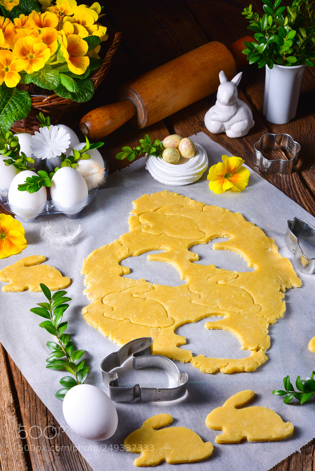 Nikon D810 sample photo. Raw easter cookies photography