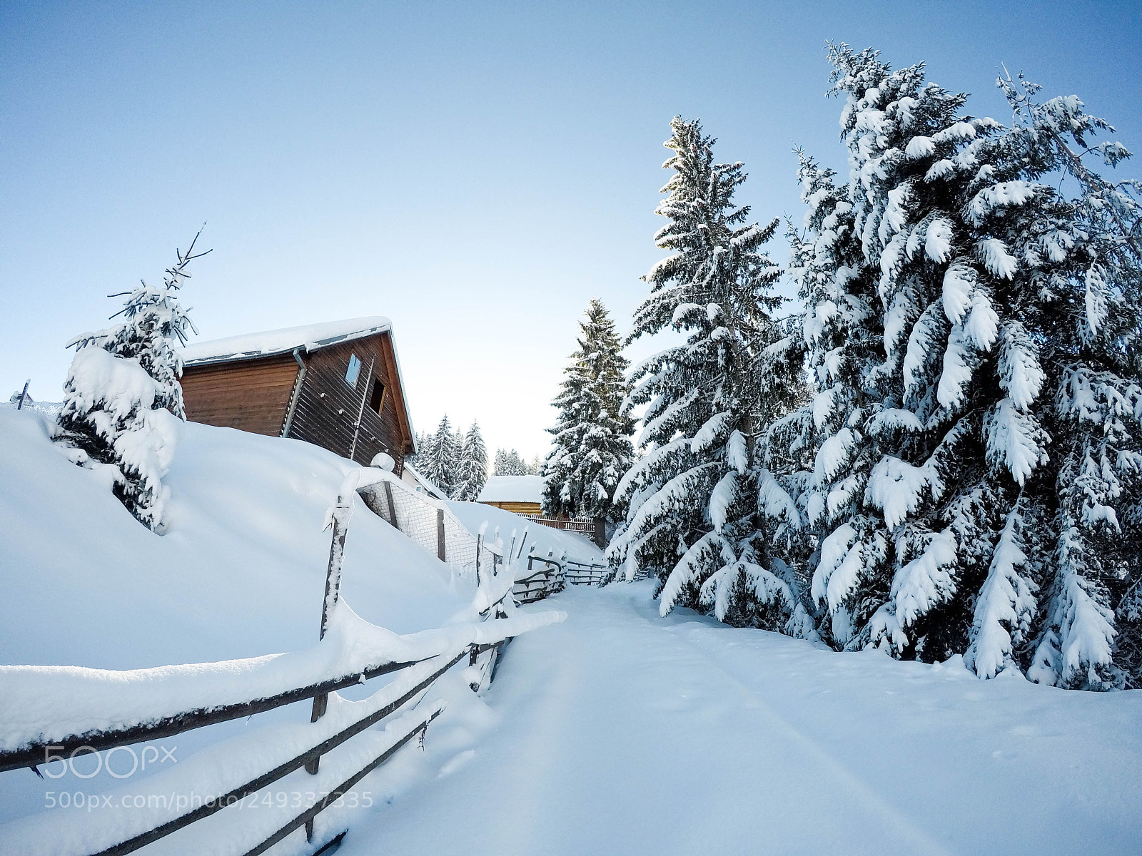 GoPro Hero5 Black sample photo. Wintry days in rugova photography