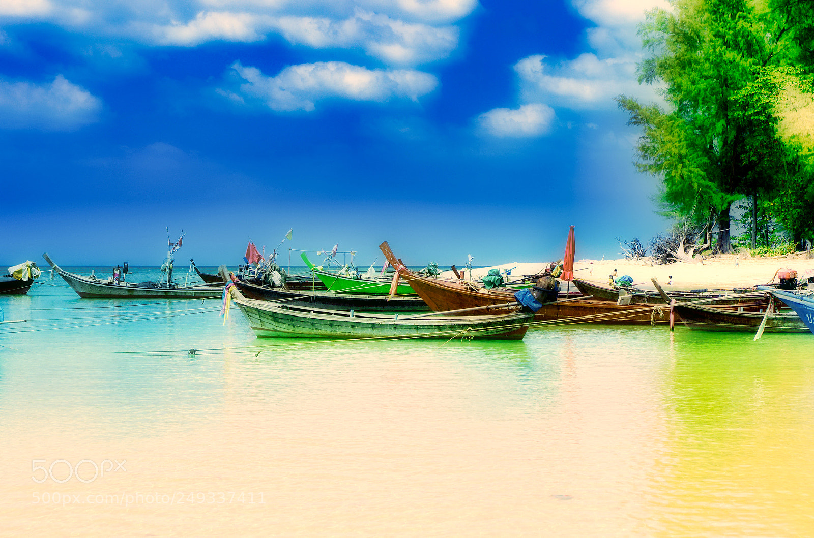 Pentax K-5 sample photo. Fishermen's boats photography