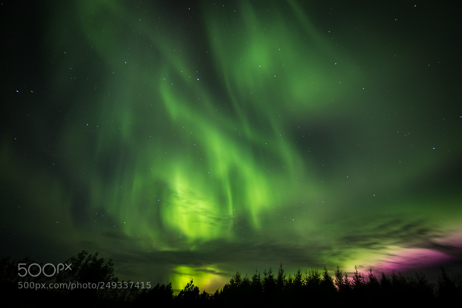 Canon EOS 600D (Rebel EOS T3i / EOS Kiss X5) sample photo. Polarlichter (aurora borealis photography