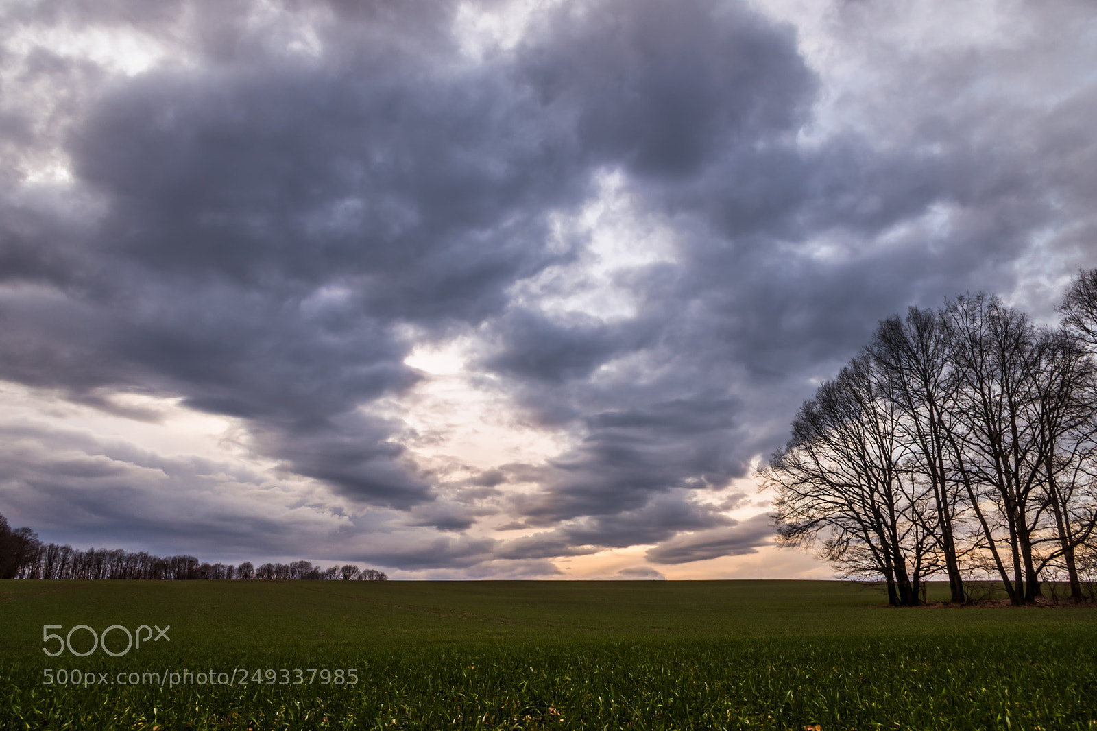 Pentax K-1 sample photo. Märzwolken photography