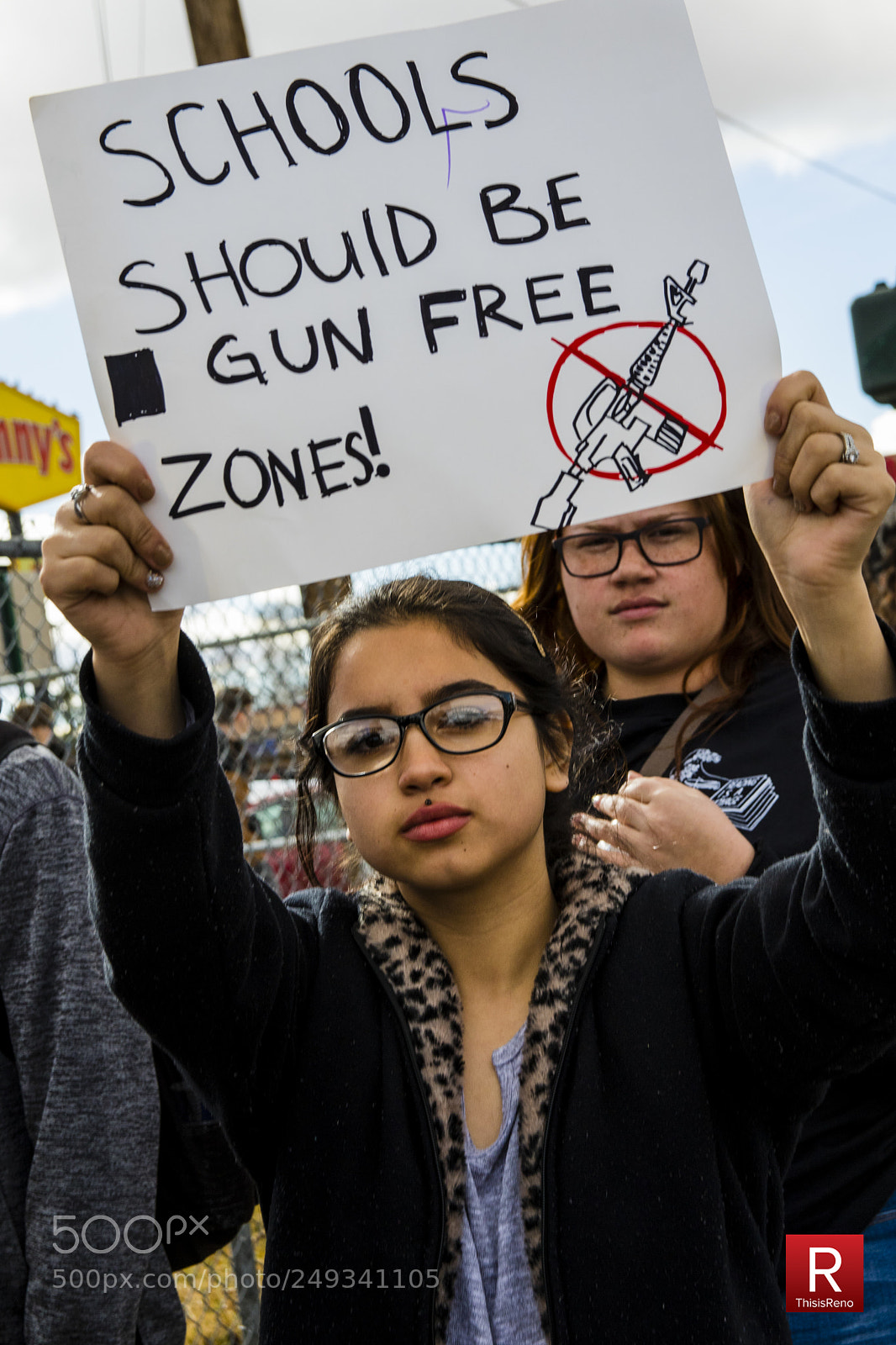 Canon EOS 7D Mark II sample photo. Wooster high school  walkout photography