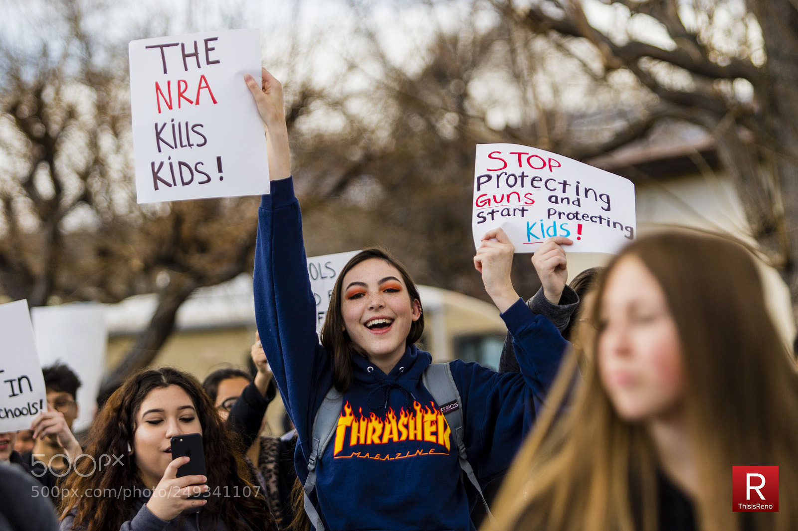 Canon EOS 7D Mark II sample photo. Wooster high school  walkout photography