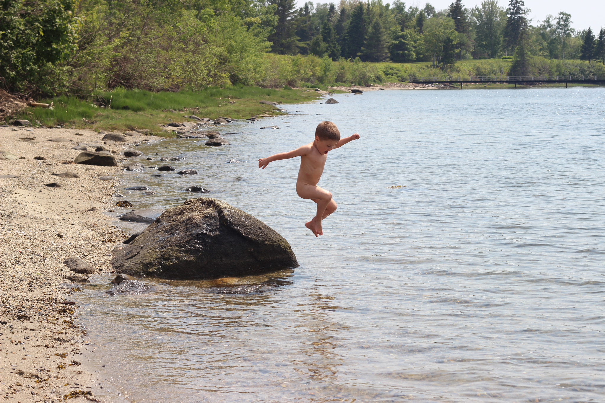 Canon EF 50mm F1.8 II sample photo. Boy jumping photography