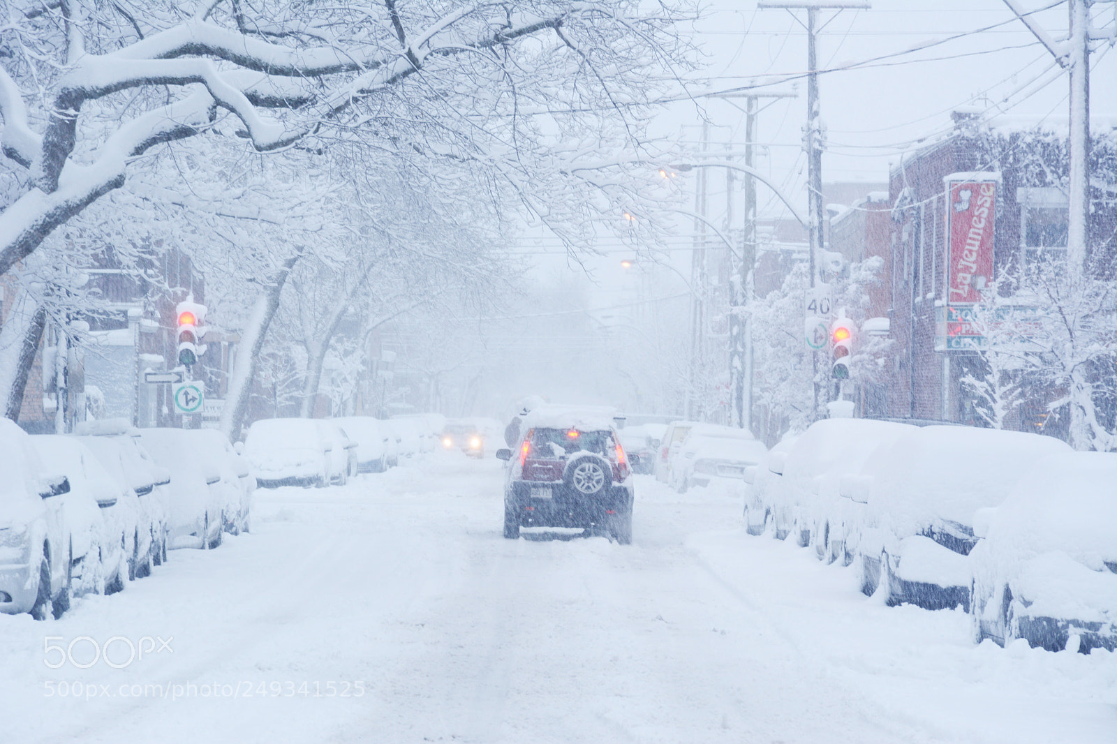 Nikon D7100 sample photo. Snow day in montreal photography