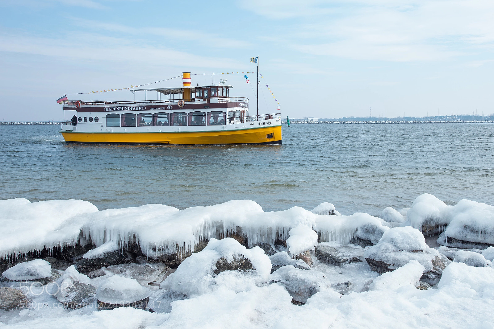 Canon EOS 6D sample photo. Icy harbor cruise photography