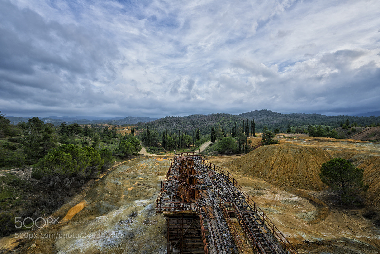 Nikon D800 sample photo. The old mine photography
